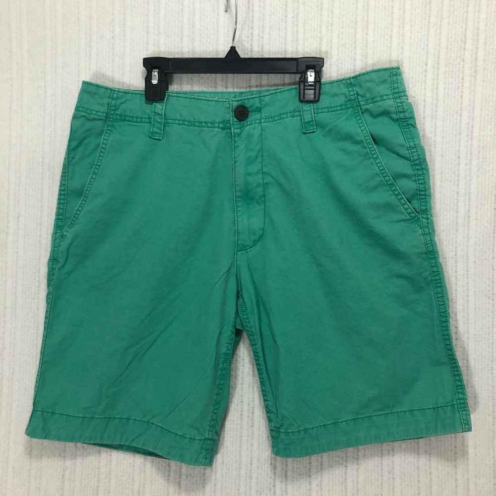 Aéropostale Green Chino Shorts Casual Everyday Wear Men's Size 33